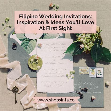 Filipino Wedding Invitations: Inspiration & Ideas You’ll Love At .